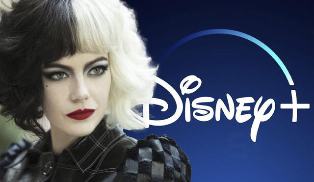 Emma Stone estrenó este año con Disney Cruella, la nueva cinta sobre la villana. Foto: Disney/composición