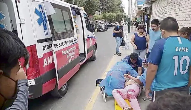 Emergencia. Ciudadanos corrieron despavoridos y tuvieron heridas y lesiones tras el fuerte sismo registrado en Sullana. Foto: difusión