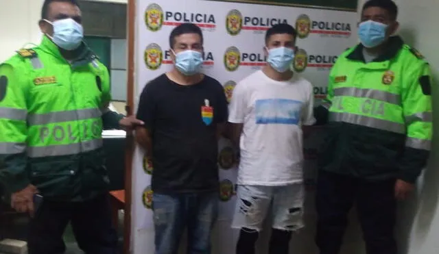 Fueron puestos a disposición del Departamento de Investigación Criminal de Huamachuco. Foto: PNP