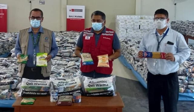 Las provisiones fueron entregadas a los municipios de Elías Soplín Vargas y Pardo Miguel. Foto: difusión