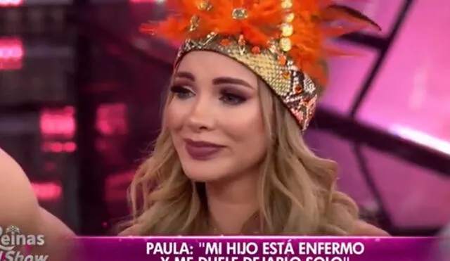 Paula Manzanal realizó una gran presentación en Reinas del show. Foto: captura de América TV