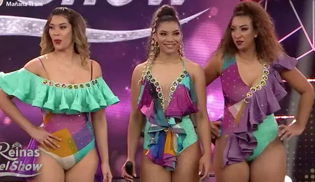 Carla Rueda busca seguir en carrera en Reinas del show. Foto: captura América TV
