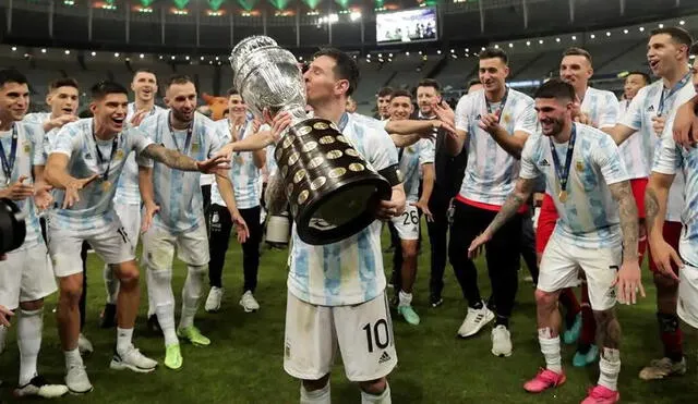 Argentina venció por 1-0 a Brasil en la final de la Copa América 2021. Foto: EFE