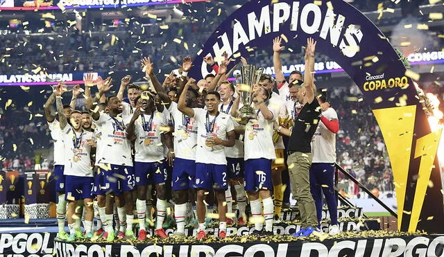 Estados Unidos es campeón de la Copa Oro por sétima vez en su historia. Foto: AFP