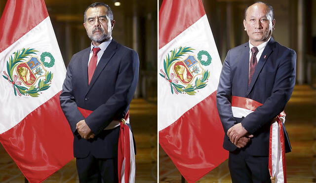 Iber Maraví, ministro de Trabajo, y Juan Silva, ministro de Transporte. Cuestionados por sanciones, multas y denuncias. Fotos: composición LR