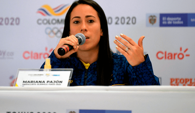 Mariana Pajón se quedó con la presea de plata en BMX de Tokio 2020. Foto: AFP