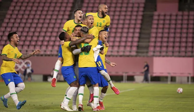 Brasil irá por su segunda medalla de oro en fútbol masculino en los JJ. OO. Foto: CBF