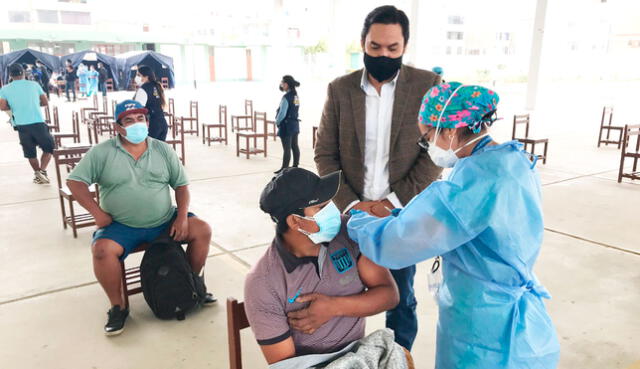 Vacunación en Lambayeque a mayores de 43 años comenzará este viernes 6 de agosto. Foto: Geresa