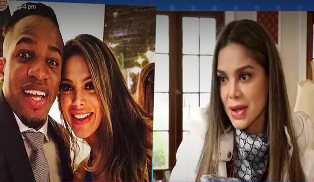 Vanessa Jerí contó que su hija y Jefferson Farfán se llevan muy bien. Foto: captura América Tv