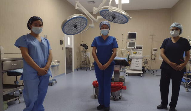 Hospital destinó un área quirúrgica libre de COVID–19. Foto: Geresa