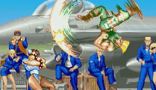 Guile enfrentando a Chun-Li en Street Fighter II. Foto: Capcom