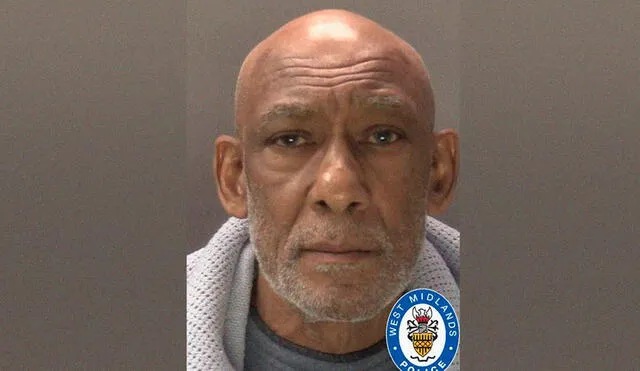 Carvel Bennett, de 74 años, fue condenado el martes 3 de agosto a 11 años de prisión por un tribunal de la ciudad de Birmingham (Inglaterra). Foto: police-uk