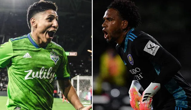 Ruidíaz llegó a la MLS en 2018, mientras que Gallese lo hizo en el 2020. Foto: composición/AFP