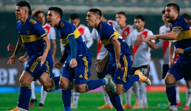 Boca Juniors pasó a la siguiente ronda de la Copa Argentina 2021 tras eliminar a River Plate. Foto: AFP
