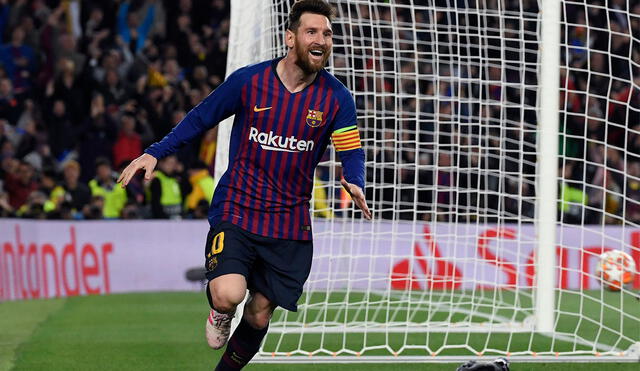 Lionel Messi anotó 672 goles con la camiseta del Barcelona. Foto: AFP