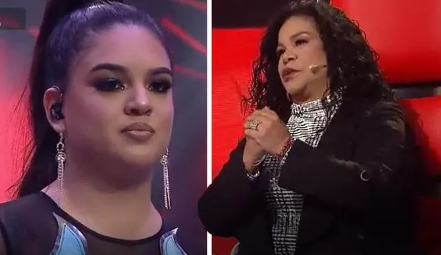 Eva Ayllón aconsejó a la participante qué hacer en caso le falle el retorno. Foto: captura de La voz Perú / Latina