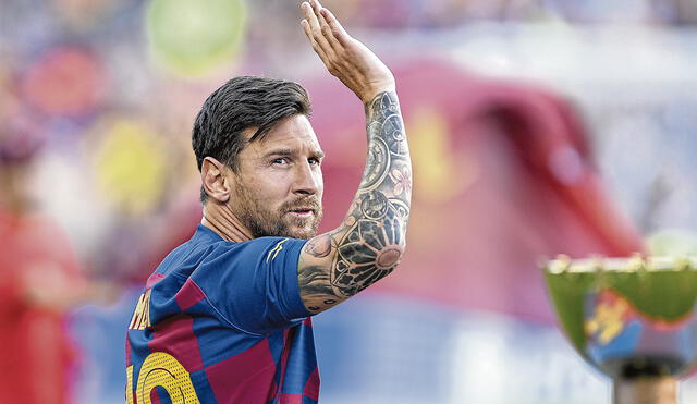 Luego de 17 años, Messi se despide. Foto: AFP