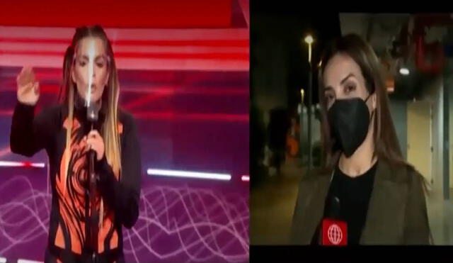 Rosángela Espinoza le pide a Alejandra Baigorria que no viva aferrada al pasado. Foto: captura América Tv