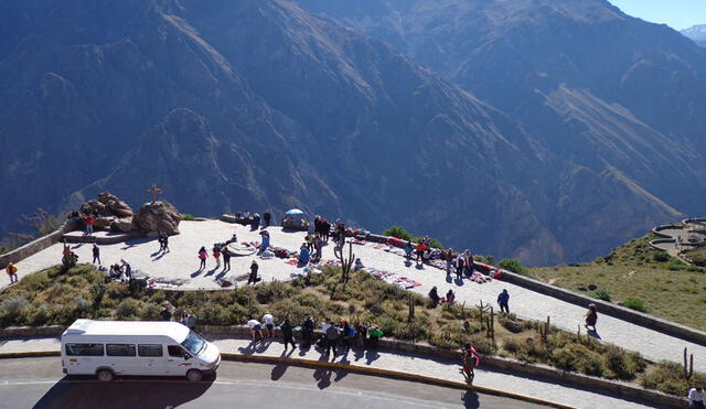 Ligera recuperación de turismo en el valle del Colca. Foto: Autocolca