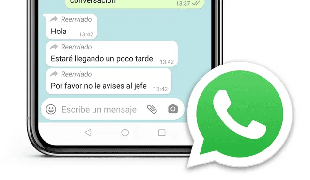 Actualmente, los mensajes de WhatsApp solo se pueden reenviar a un máximo de cinco chats a la vez. Foto: La República