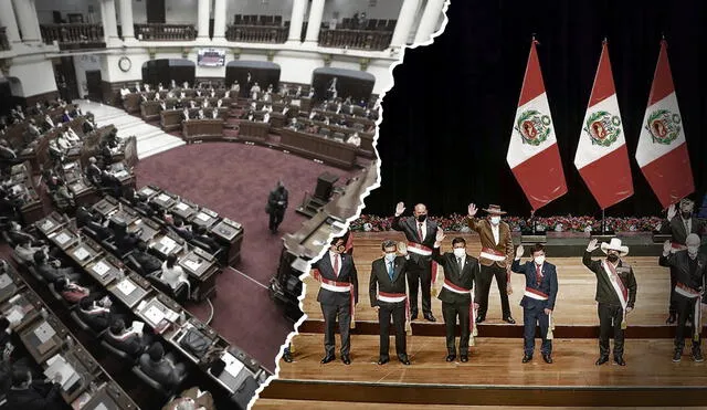 El gabinete ministerial de Pedro Castillo juró los días 29 y 30 de julio. Foto: composición/La República