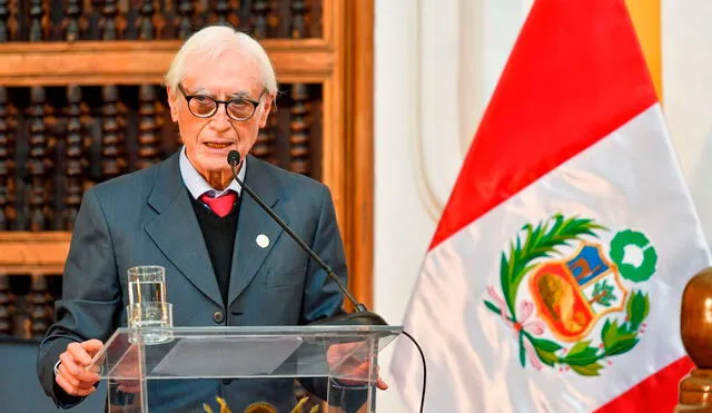 Héctor Béjar juró como titular del Ministerio de Relaciones Exteriores la noche del 29 de julio. Foto: difusión