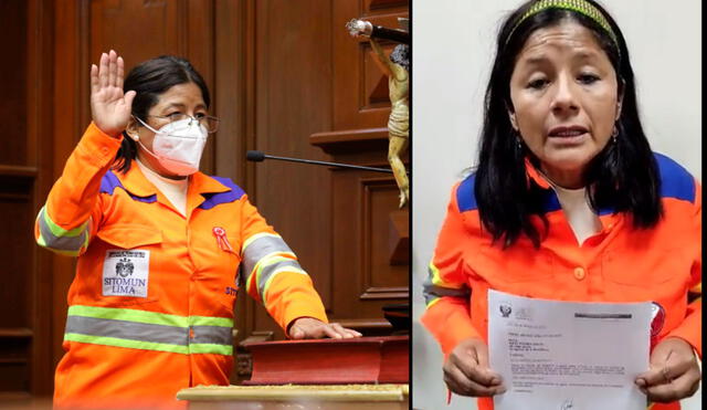 Isabel Cortez fue elegida para el periodo 2021-2026 por Juntos por el Perú. Foto: EFE/Captura Twitter.