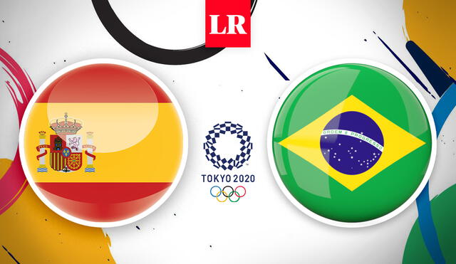Brasil y España buscarán sumar una nueva medalla para su delegación en la final del fútbol masculino de Tokio 2020. Foto: composición LR/Jazmín Ceras