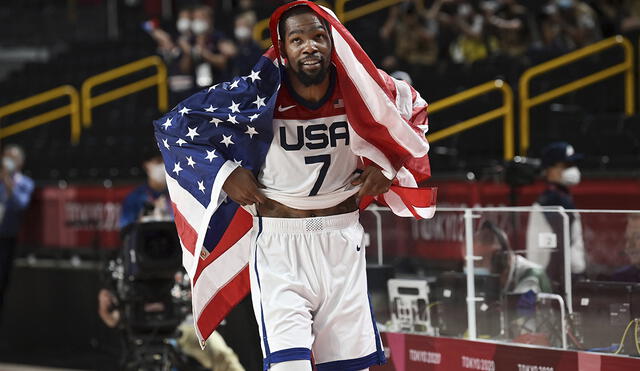 Estados Unidos venció a Francia en la final de baloncesto y otra vez ganó el oro. Foto: AFP