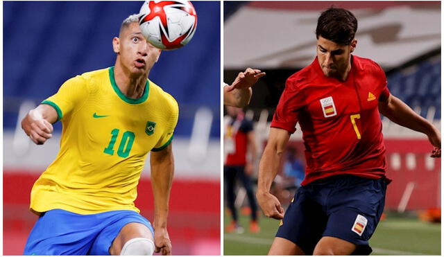 Brasil vs. España, la final de fútbol masculino en los Juegos Olímpicos, será el partido más atractivo de la fecha. Foto: EFE