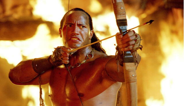El rey escorpión tuvo su debut en la pantalla grande en 2002, con Dwayne Johnson en su primer papel protagónico. Foto: Universal Pictures