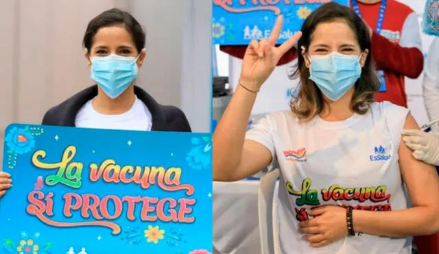Melania Urbina compartió imágenes de su llegada a la Vacunatón, jornada en la que recibió su primera dosis contra el coronavirus. Foto: Melania Urbina / Instagram