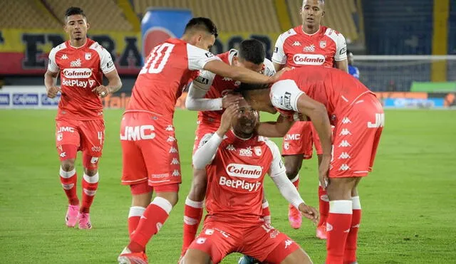 Independiente Santa Fe derrotó a Millonarios en una nueva jornada del fútbol colombiano. Foto: Dimayor