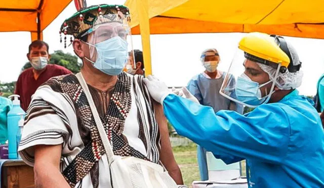 38.856 pobladores indígenas amazónicos ya tienen su primera dosis contra la COVID-19. Foto: El Peruano