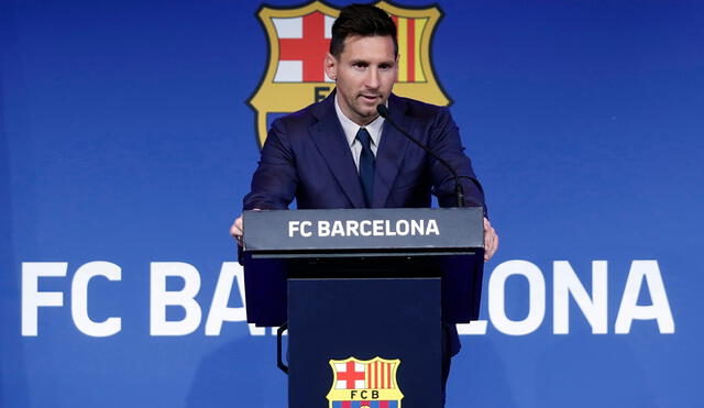 Lionel Messi deja Barcelona luego de 21 años ininterrumpidos. Foto: EFE