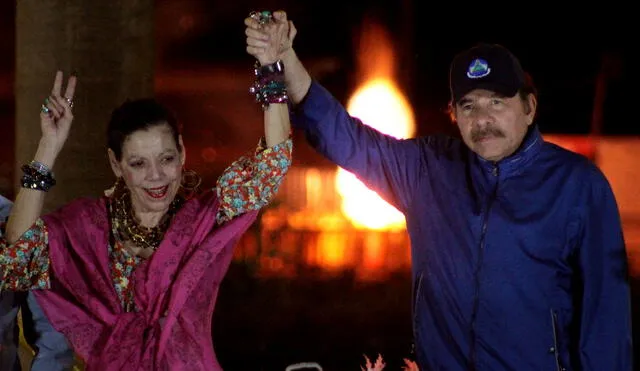 La dupla de Rosario Murillo y Daniel Ortega planea ir por la tercera reelección. (AFP)
