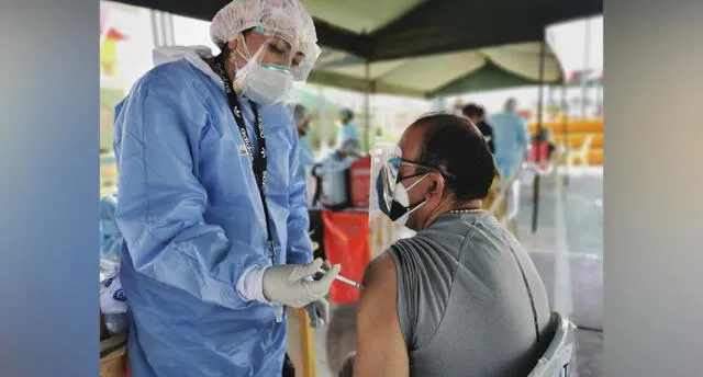 Meta trazada para estos dos días de Vacunatón es de 40.000 beneficiarios. Foto: Geresa
