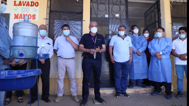 Gobernador Oscar Altamirano anunció construcción de puesto de salud de Roblepampa. Foto: Gobierno Regional de Amazonas.
