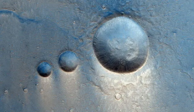 Foto de la región Lunae Planum en Marte. Foto: ESA/ Roscosmos/ CaSSIS