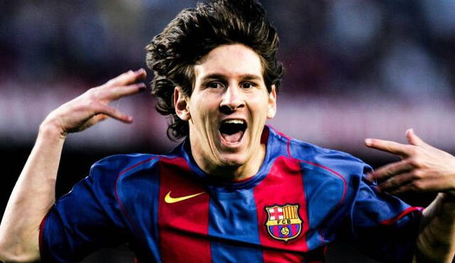 Messi debutó con el FC Barcelona el 16 de octubre de 2004. Foto: fcbarcelona.es