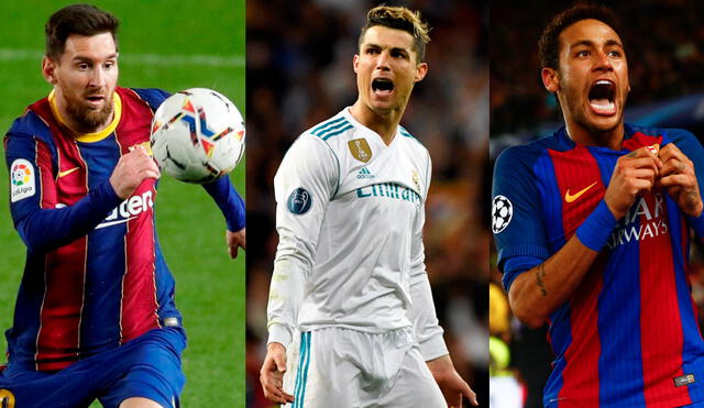 Lionel Messi, Cristiano Ronaldo y Neymar son algunas de las figuras que ya no están en LaLiga. Foto: composición/AFP/EFE