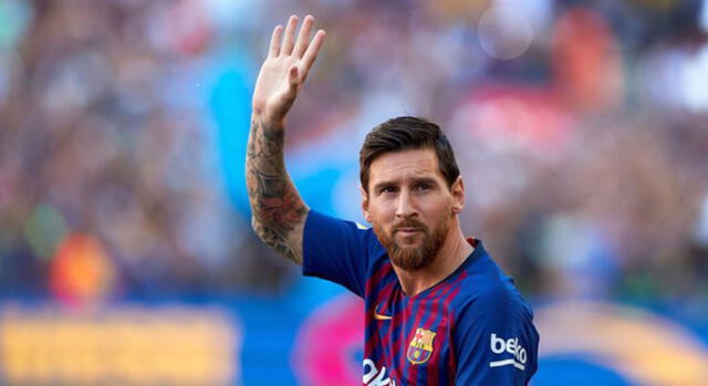 Messi brindó su última conferencia de prensa con Barcelona el pasado domingo 8 de agosto. Foto: EFE