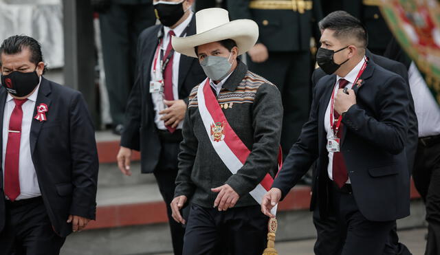 Pedro Castillo asumió la presidencia del Perú el pasado 28 de julio. Foto: Antonio Melgarejo/La República
