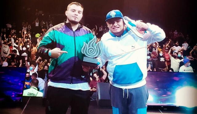 Aczino y Rapder lograron su primer título como dupla en esta temporada 2021. Foto: Avatar Freestyle.