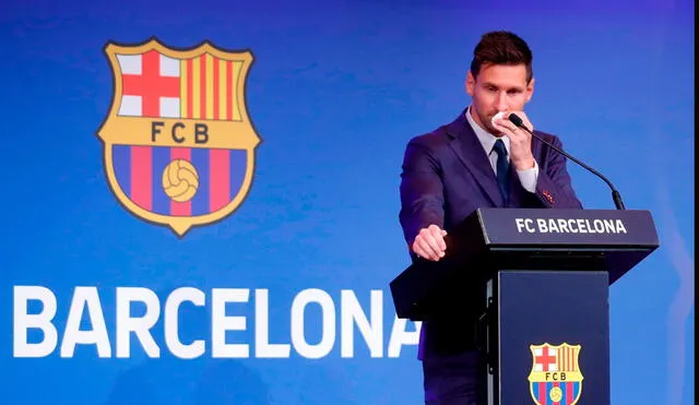 Lionel Messi dejó el FC Barcelona después de 21 años. Foto: AFP