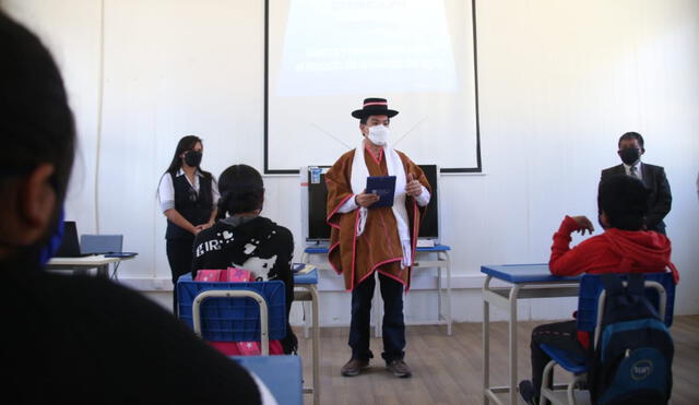 Clases retornaron en 821 colegios de la región de Ayacucho. Foto: Minedu.