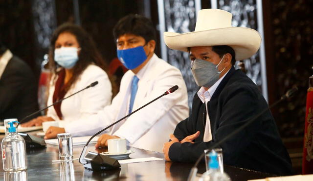 Pedro Castillo viene sosteniendo reuniones en Palacio de Gobierno. Foto: Presidencia del Perú