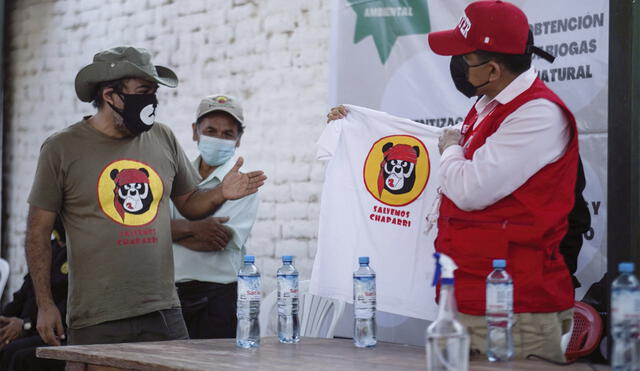 Funcionario visitó la comunidad campesina Muchik Santa Catalina de Chongoyape. Foto: difusión