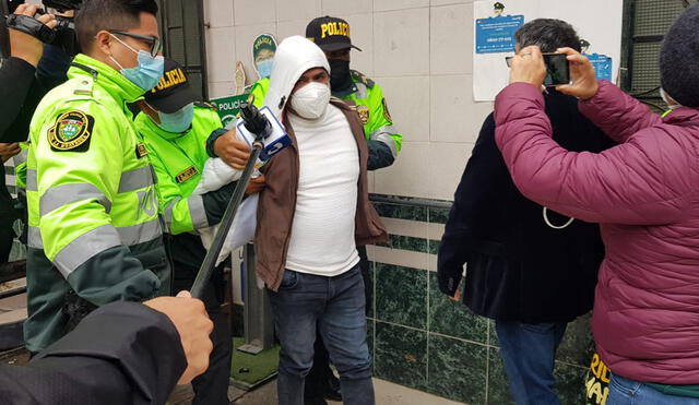 Burgomaestre del Rímac se encuentra detenido en la Comisaría La Huayrona, en SJL. Foto: Deysi Portuguez/URPI-LR