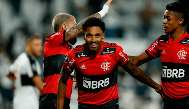 Flamengo derrotó a Olimpia por la Copa Libertadores 2021. Foto: AFP